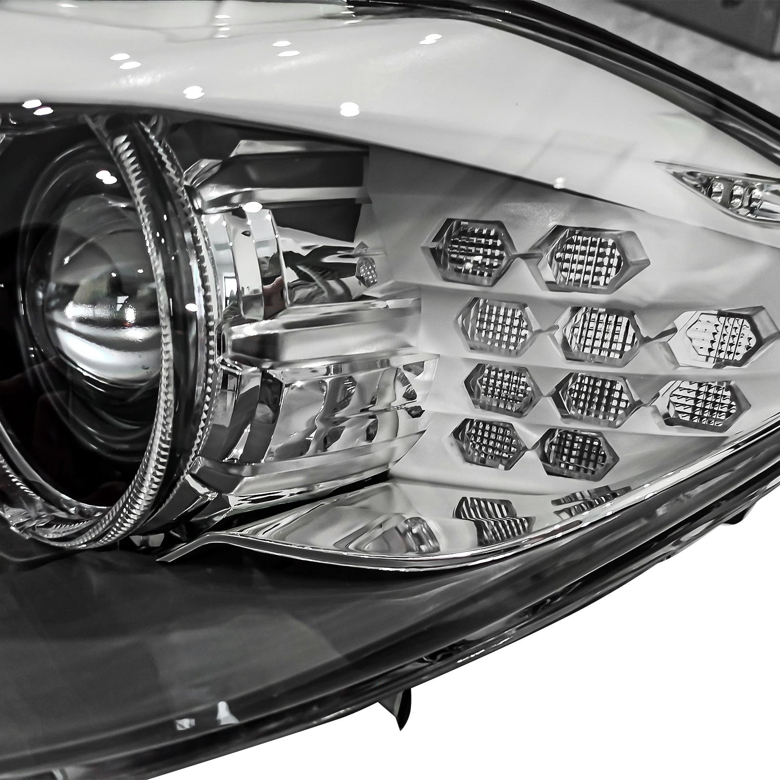 Front Left Headlight Housing for BMW 5 Series (2009-2013)