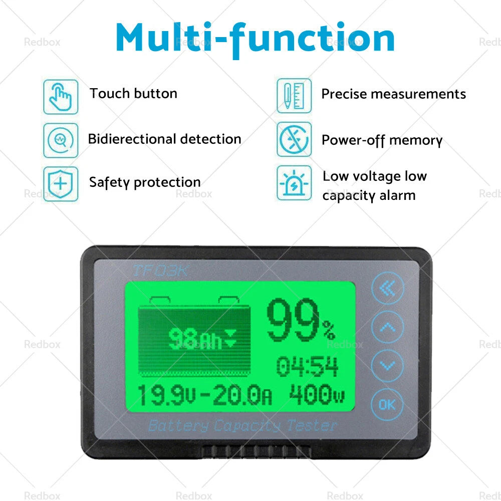 350A LCD Battery Monitor for Caravan RV (2002–2019)