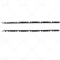 Pair Outside Windscreen Moulding L+R for Toyota Prado 150 Series (2009–2023)