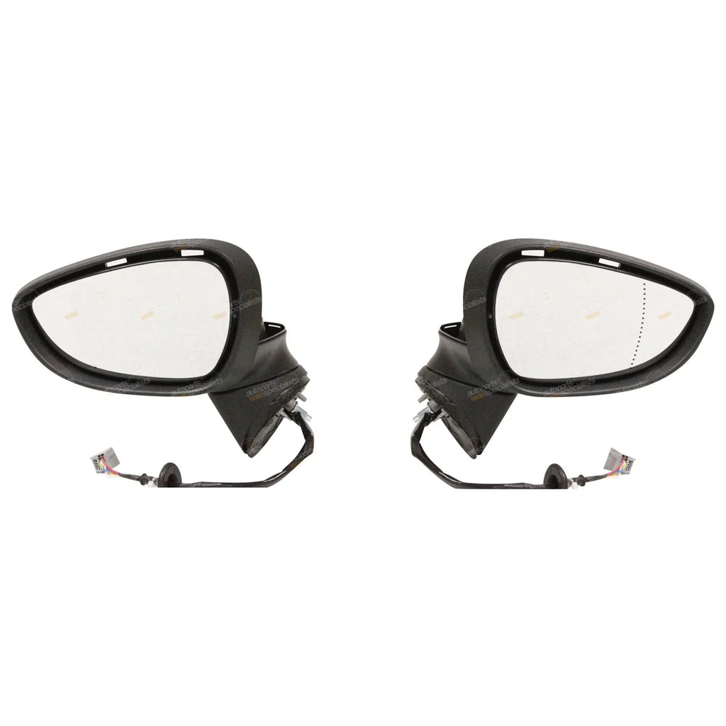 Electric Door Mirrors with Covers for Ford Fiesta WS/WT (2008-2013)