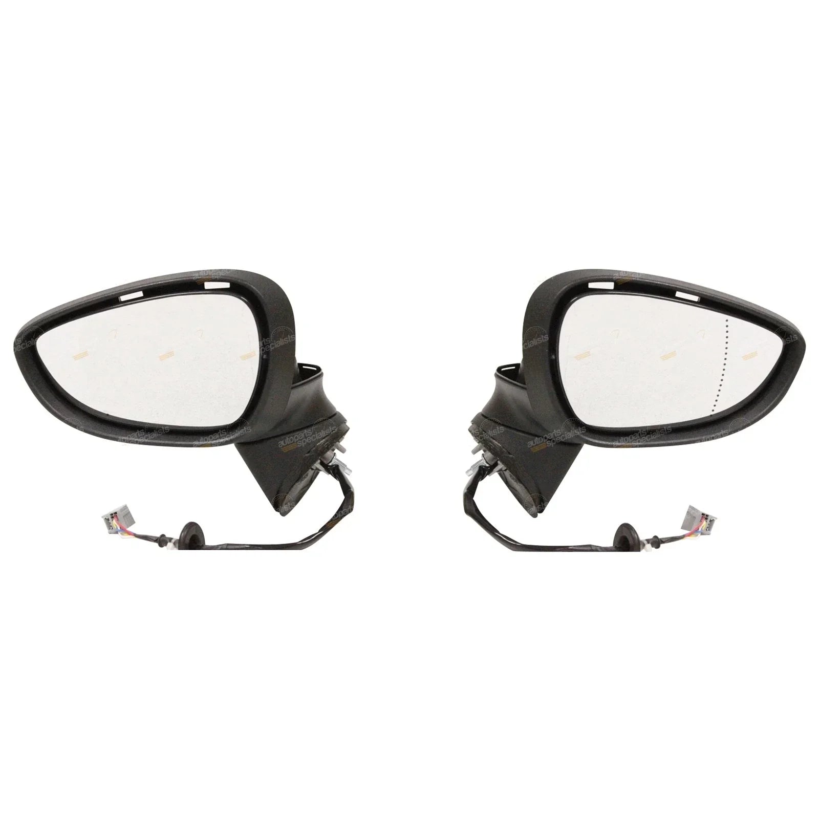 Electric Door Mirrors with Covers for Ford Fiesta WS/WT (2008-2013)