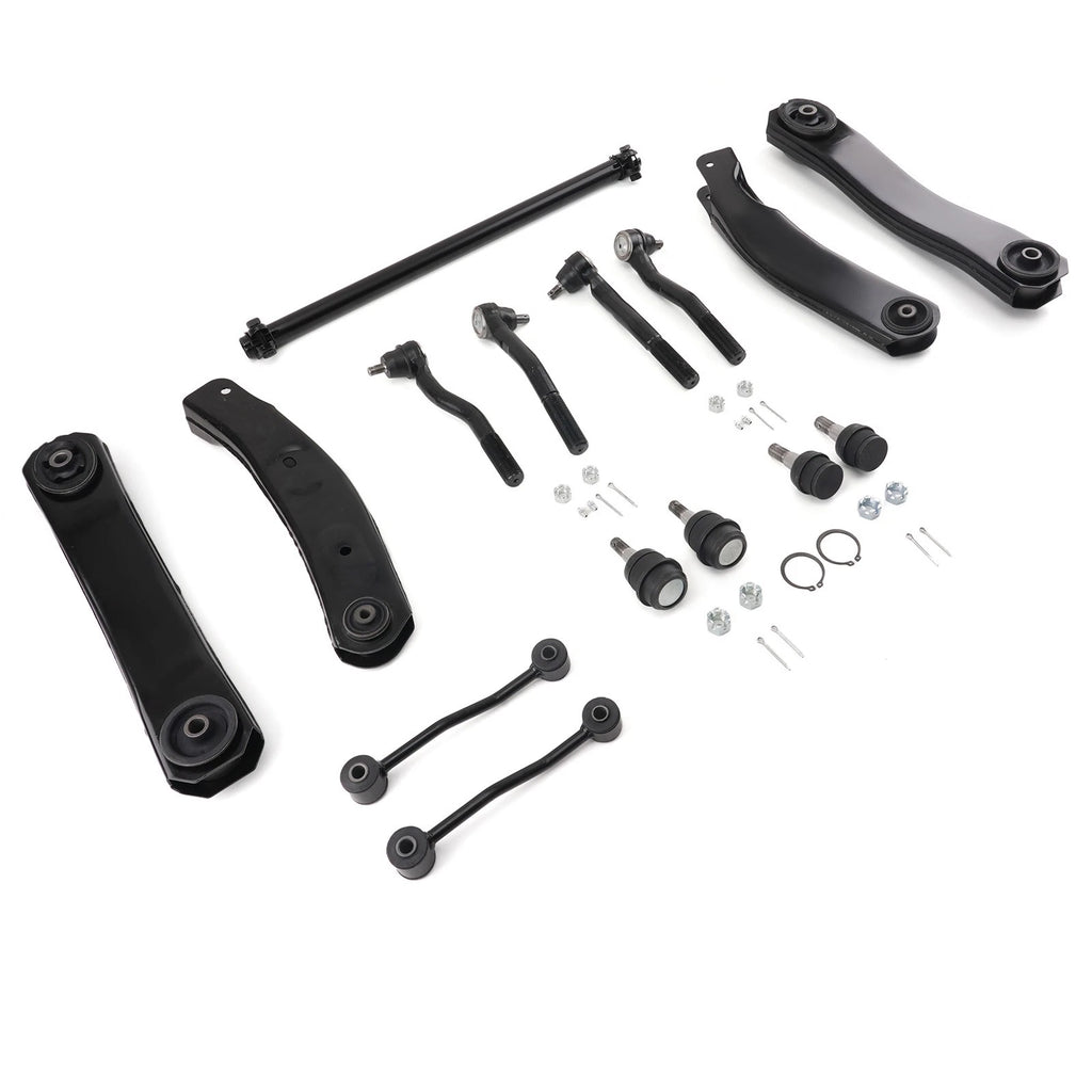 Front Control Arms with Ball Joints and Tie Rods for Jeep Grand Cherokee (1999–2004)