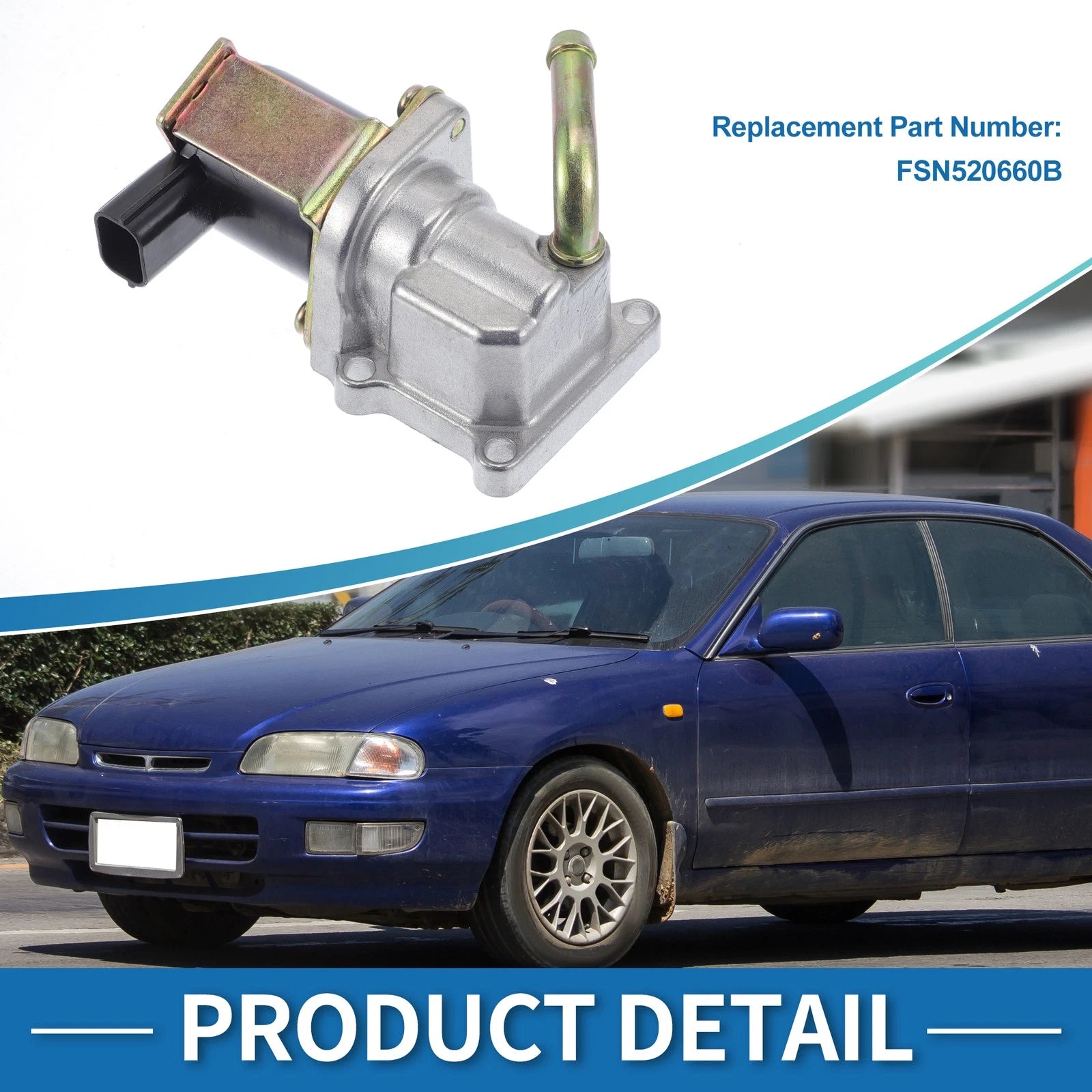 Idle Air Control Valve for Mazda Protege (1999–2003) No.FSN520660B