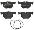 Set of 4 Rear Low Met Brake Pads & Sensor for BMW E90 E92 E93 (2007–2013)