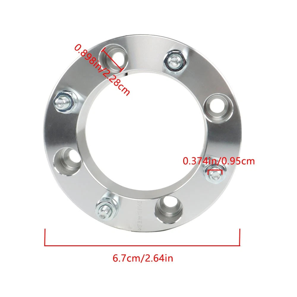 Set of 4 Wheel Spacers for Kawasaki Mule 500 520 550 600 610 (2005–2020)