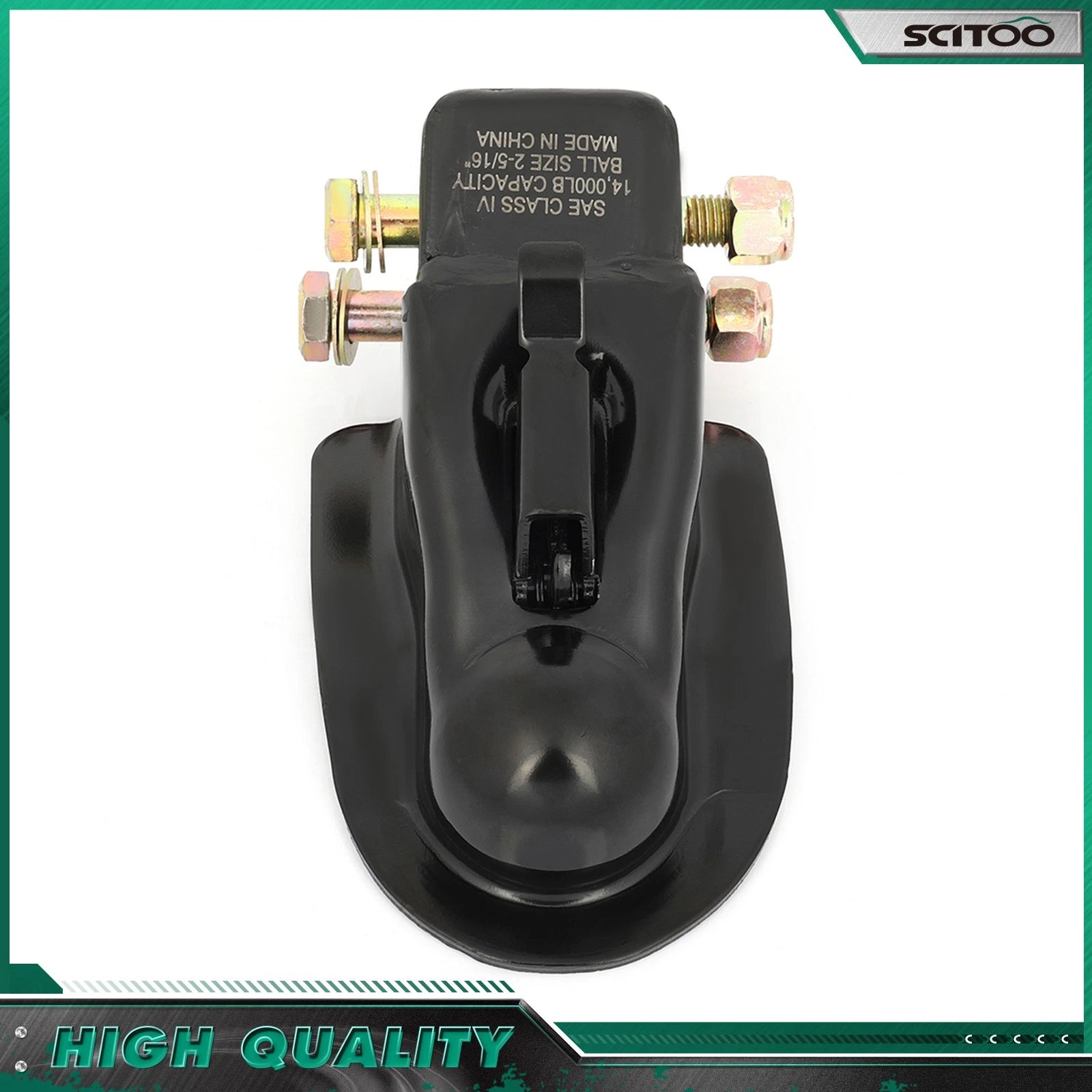 Heavy Duty Adjustable Coupler 2-5/16" Ball 14000LBS for Universal