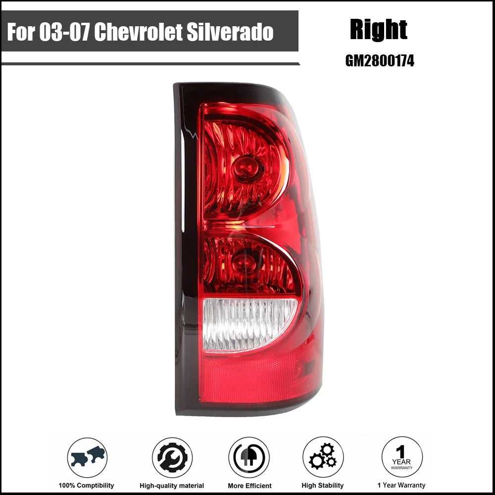 Tail Light Assembly Set for Chevrolet Silverado 1500 2500 (2003â2007)