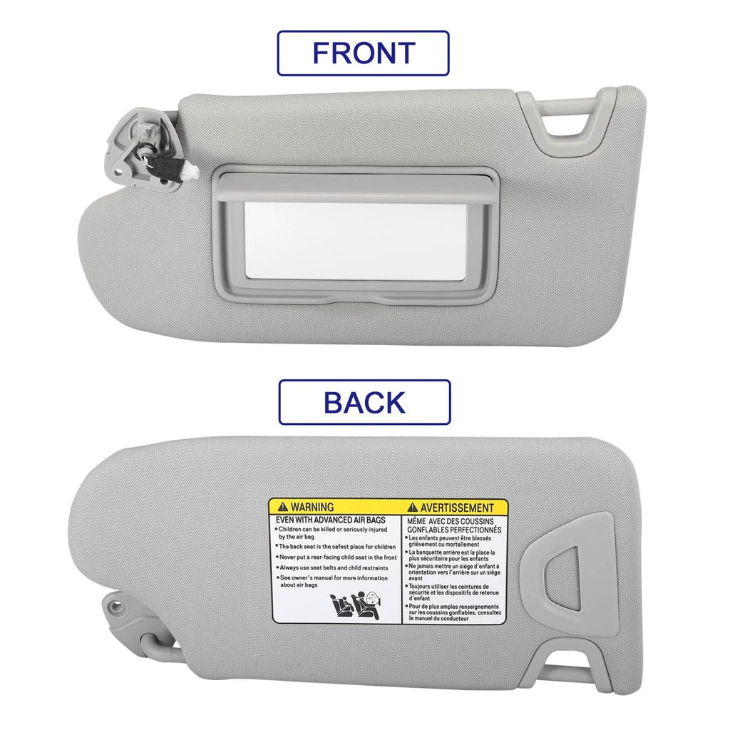 Left Side Sun Visor w/ Light Mirror for Nissan Altima (2013–2018) 96401-3TA2A