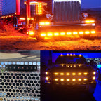 10PCS LED Marker Lights for Trailer Truck (Smoked Amber)