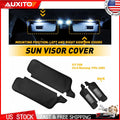 Sun Visor Replacement Cover Set of 2 for Ford Mustang (1994–2004) Black