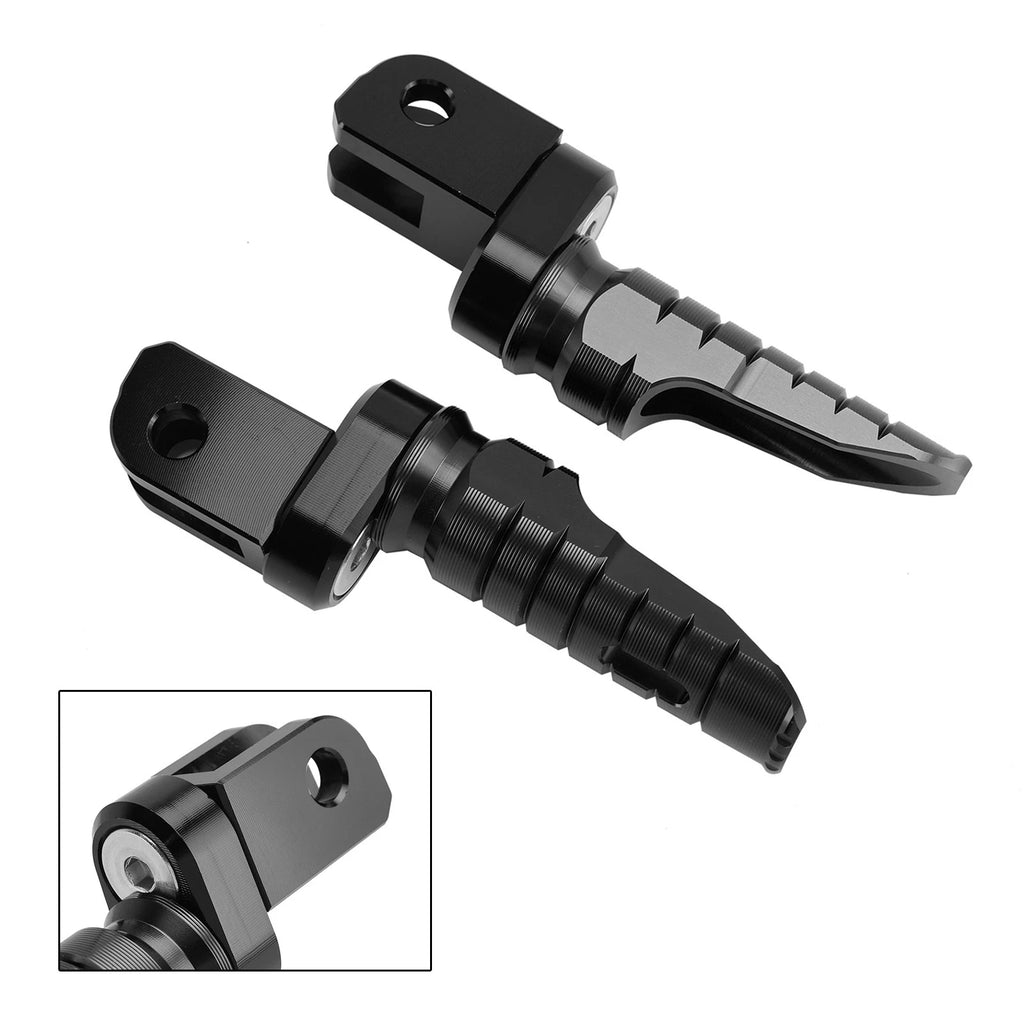 Front Footrests Foot Pegs for BMW G310R (2017–2024) G310RR (2023–2024) Black