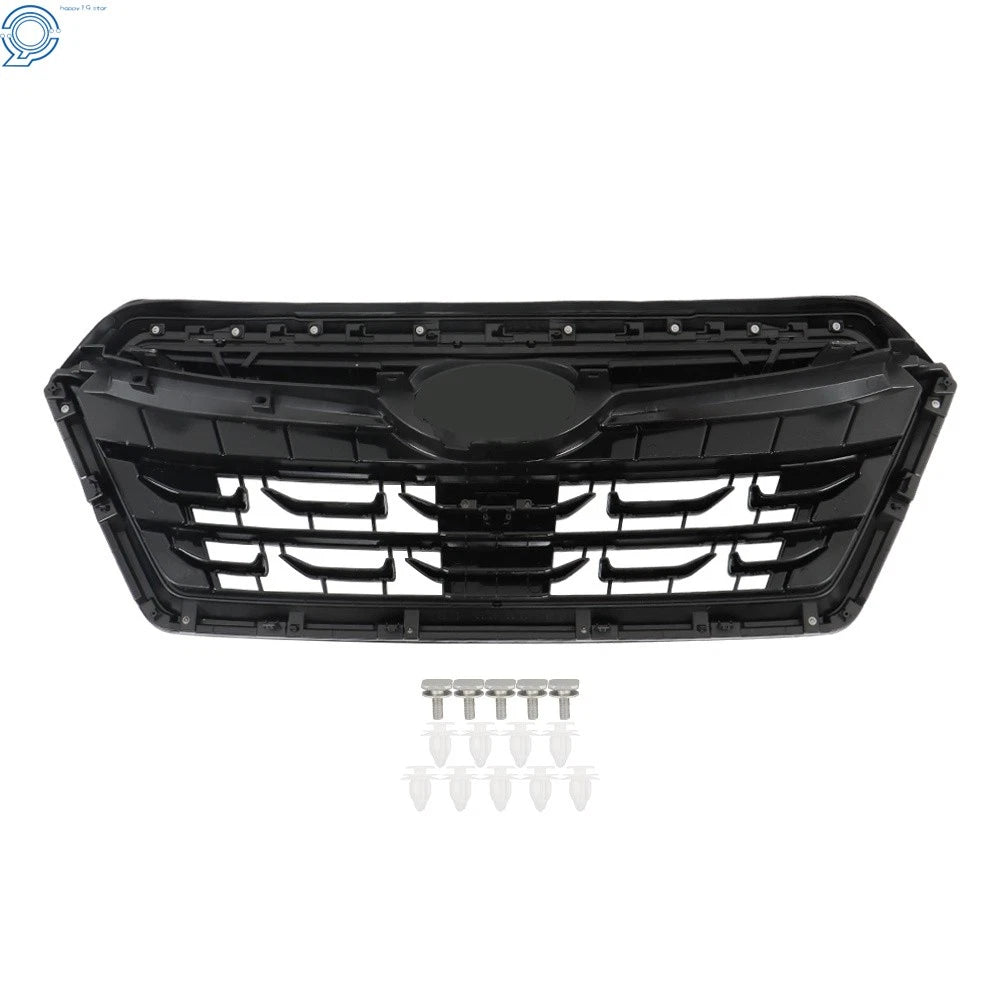 Front Bumper Upper Grille Gloss Black for Subaru Forester (2022-2024)