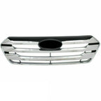 Front Bumper Upper Grille for Hyundai Santa Fe Sport (2013–2016) - Chrome