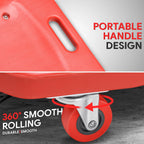 38'' Red Portable Automotive Repair Floor Creeper with 4 Casters