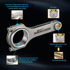 H-Beam Connecting Rods for Audi VW EA888 2.0L TSI (2010-2023)