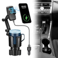 Wireless Charger Cup Holder 15W for Ford Escape (2017–2020)