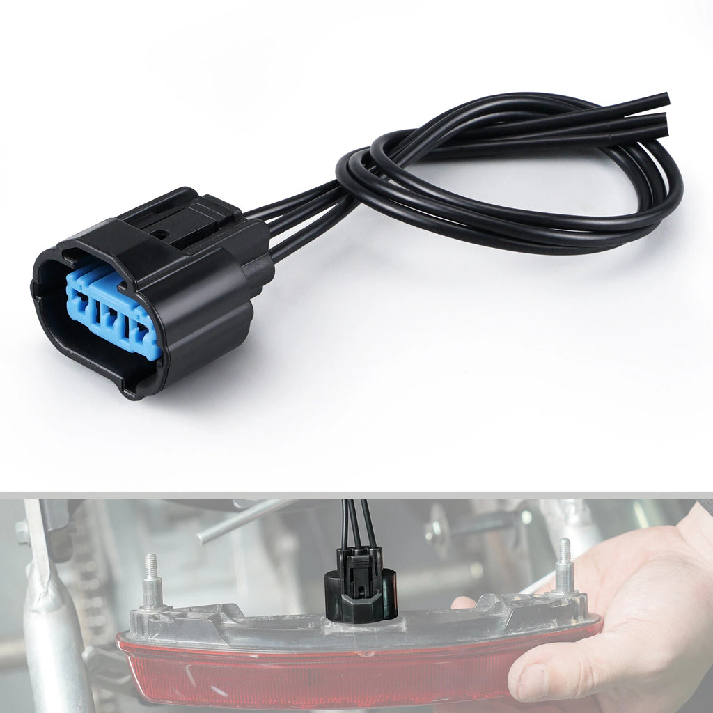 3-Way Wire Tail Light Connector Plug Pigtail for Honda TRX450ER/R (2004–2009) #33700-HP1-601