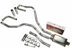 Dual Exhaust for Nissan Titan (2004–2006) 2.5" Rolled Tip Side Exit