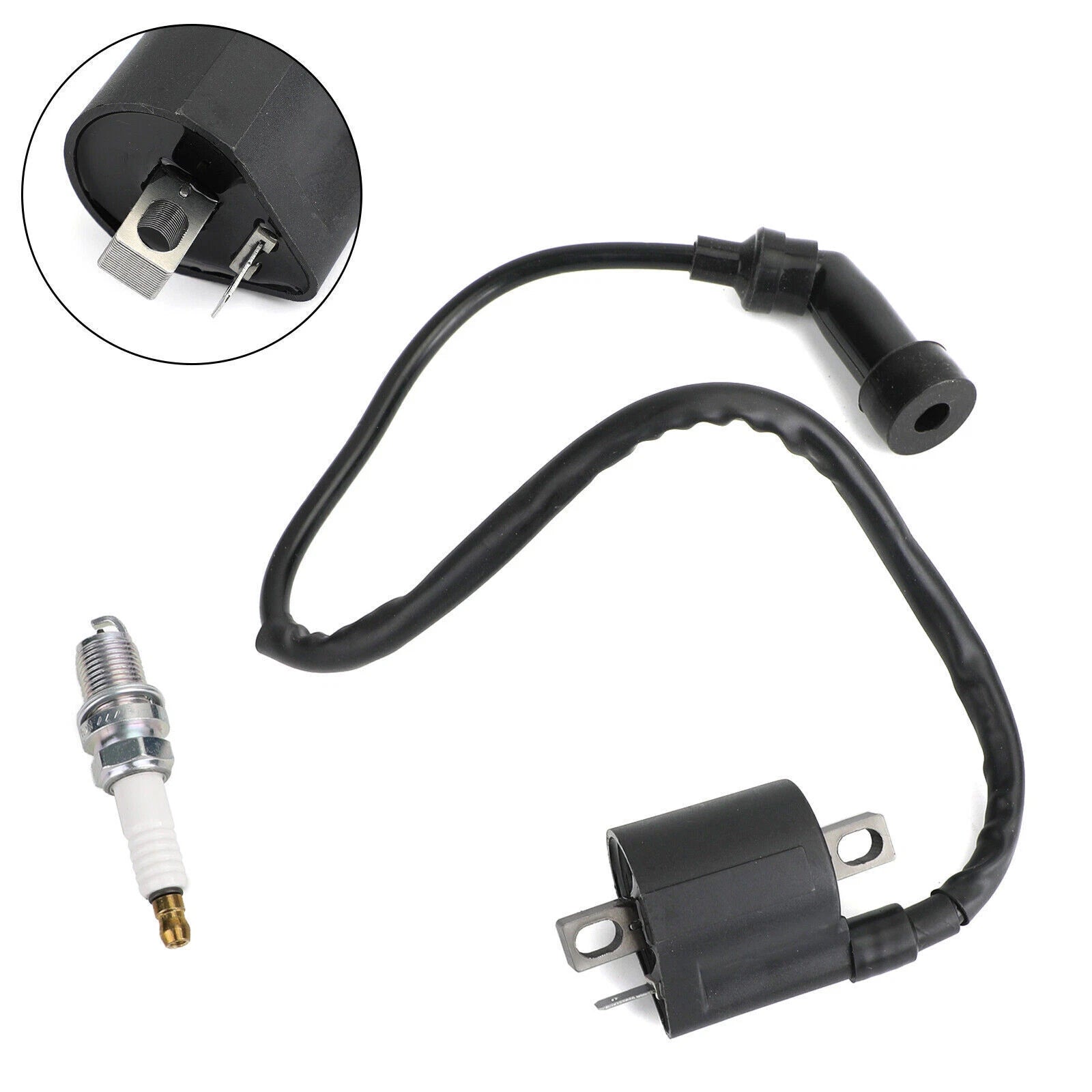Ignition Coil + Spark Plug for Polaris ATV Trail Boss 325 330 (2003–2005) 31401-40F00 T9