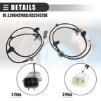 1 Pair ABS Wheel Speed Sensor for Mazda CX-7 (2007–2012) NO.57455S84A52