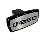 Tow Hitch Cover with Allen Bolts for Black Ford F-250 2 Inch Receiver (2017–2024)