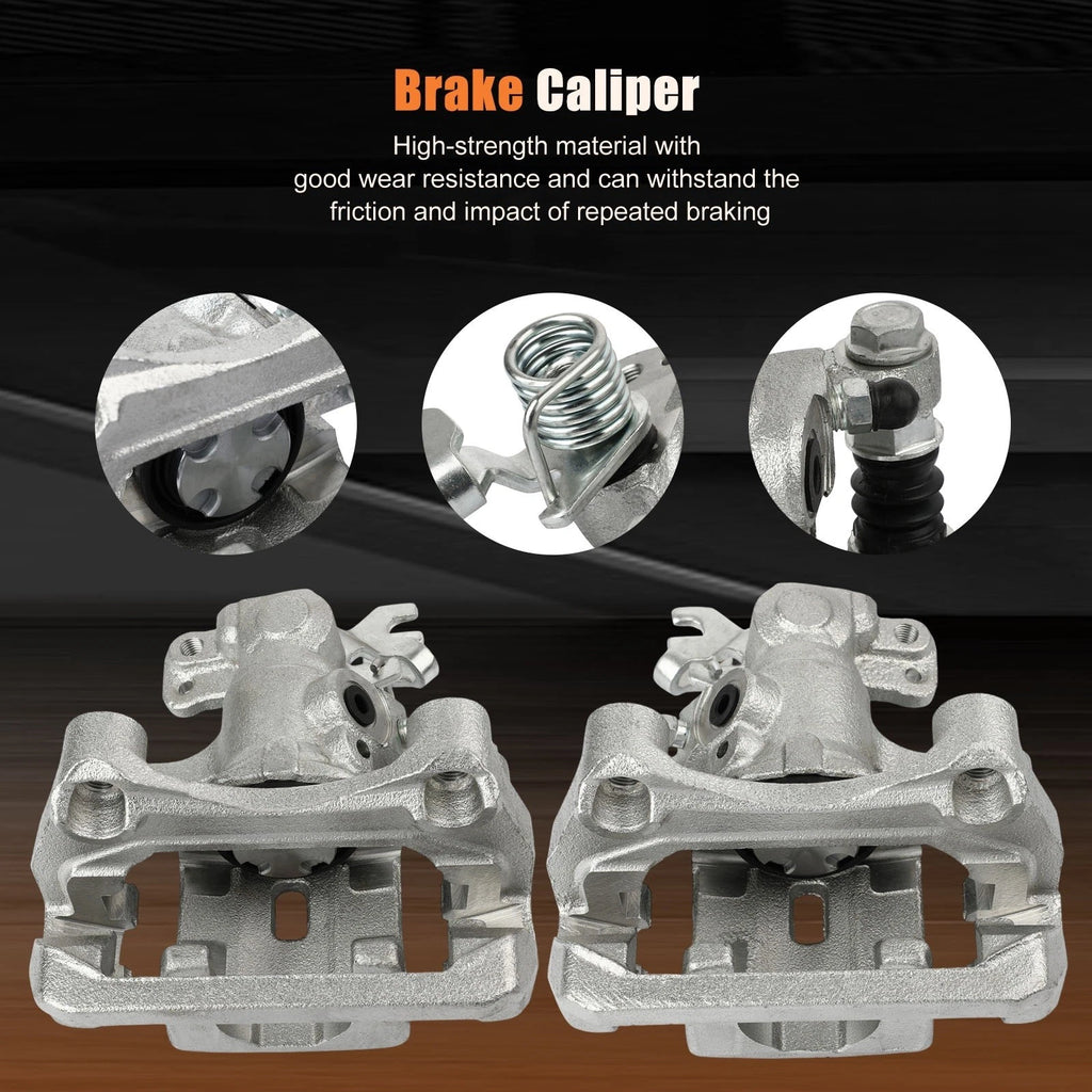 Brake Calipers w/ Bracket Pad Assembly for Lincoln MKZ, Zephyr, Ford Fusion (2006–2012)