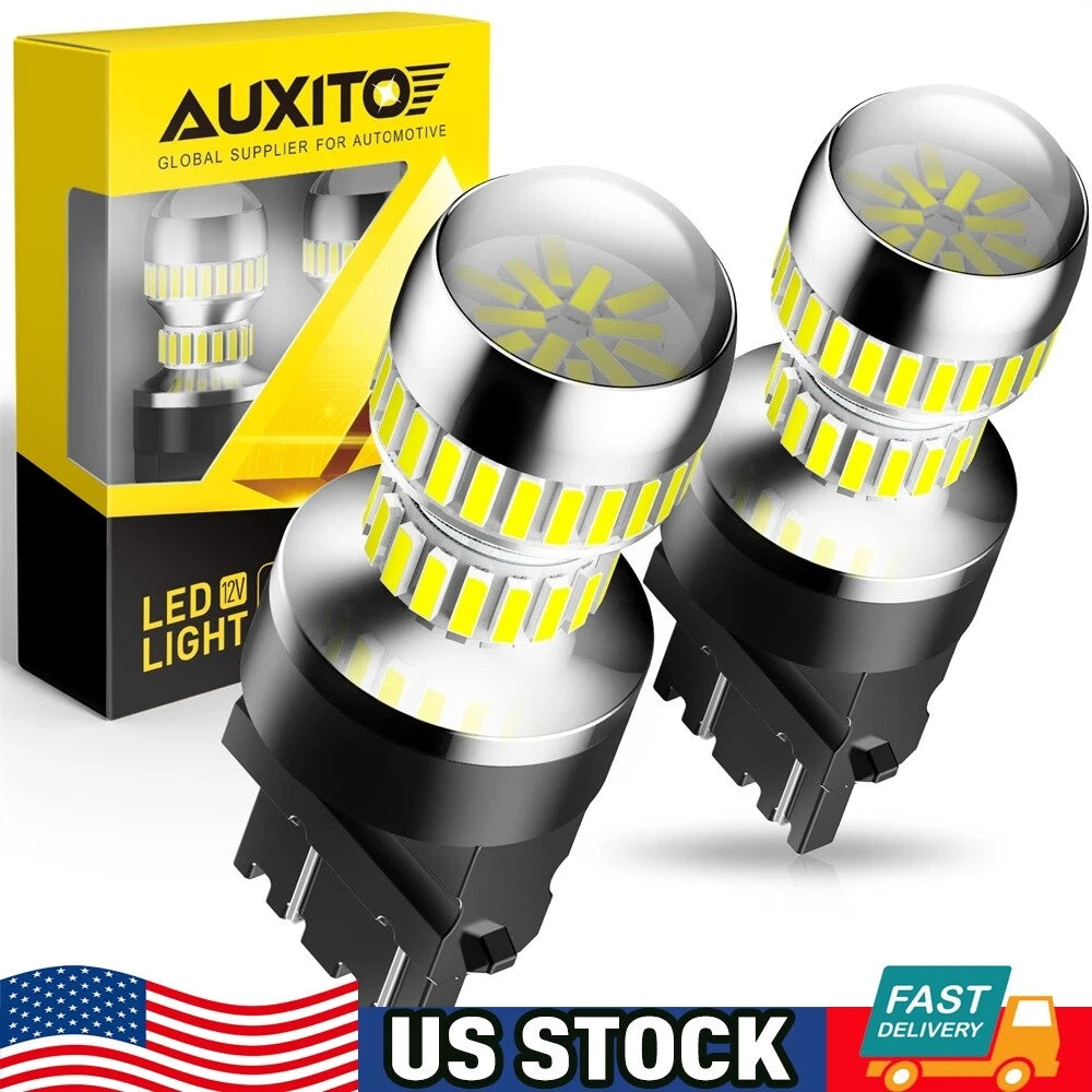 2X LED Daytime Running Light Bulb for AUXITO 3157 (YYYY–YYYY)
