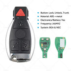 Set of 4 Buttons 315MHz Remote Key for Mercedes C E G GL ML R S Class
