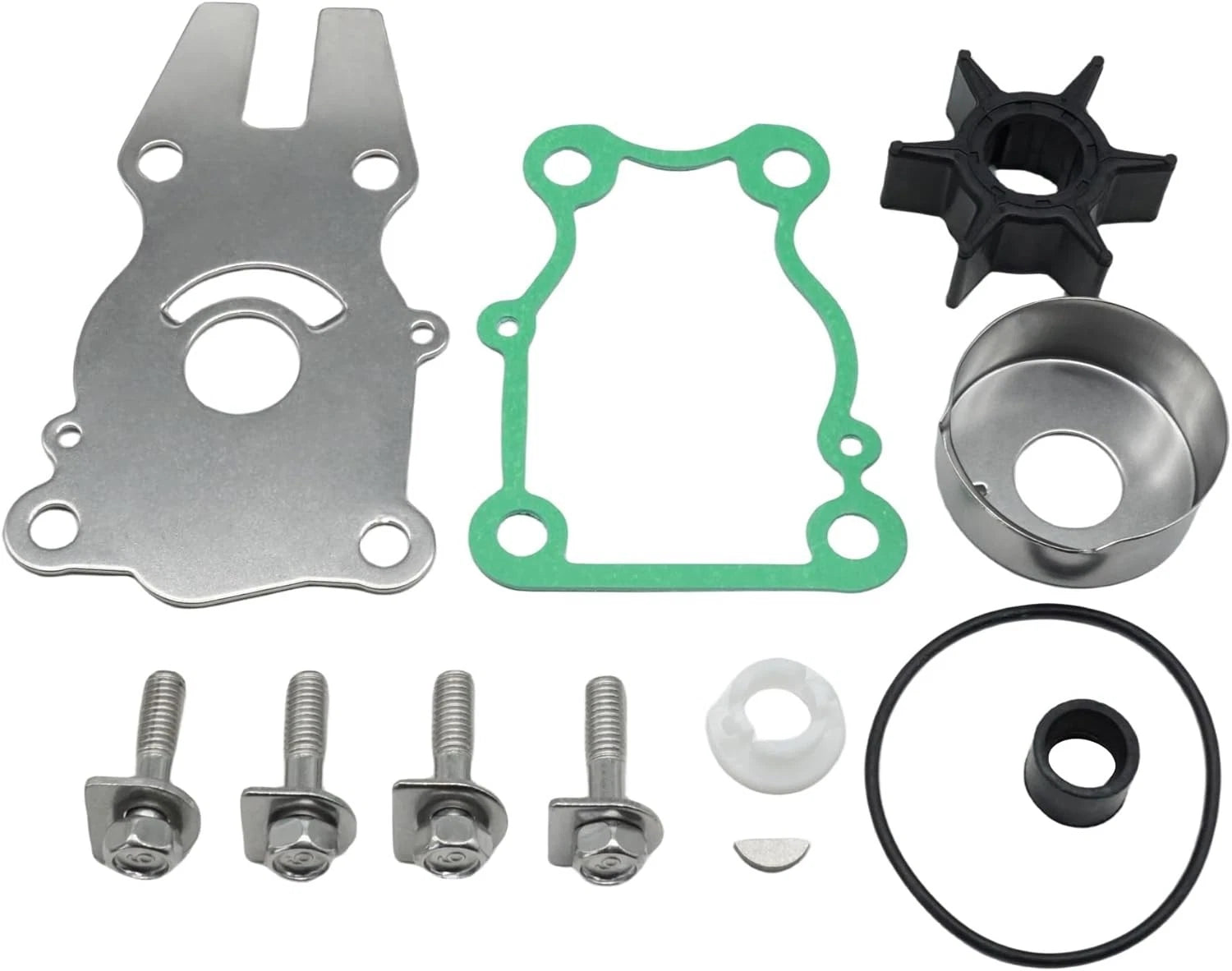Water Pump Impeller Kit for Yamaha Outboard 40HP 50HP 60HP (1995–2022)