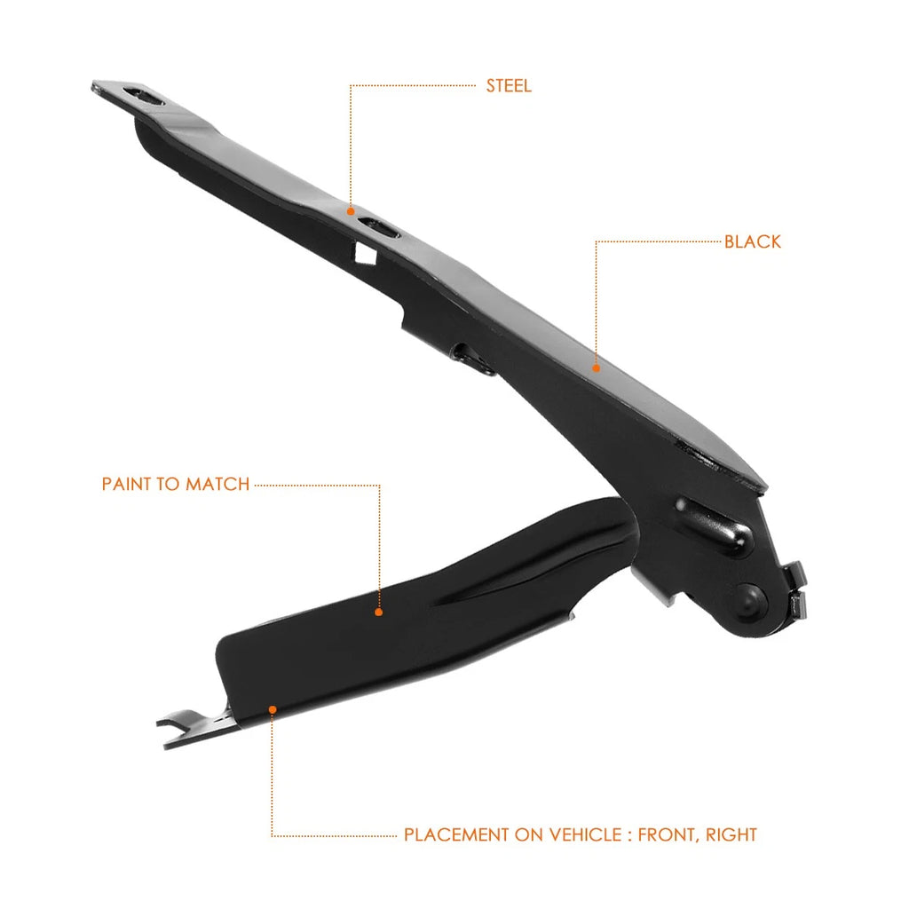 Passenger Side Steel Engine Hood Hinge for Infiniti G37/Q60 (2008–2015)