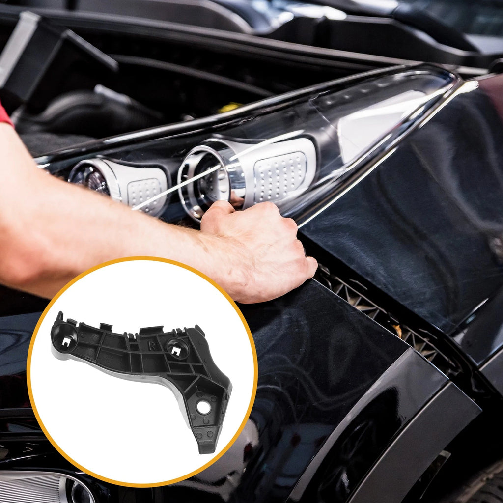 RH Front Bumper Support Bracket for Toyota Corolla (2004–2006) 1 Pc Black