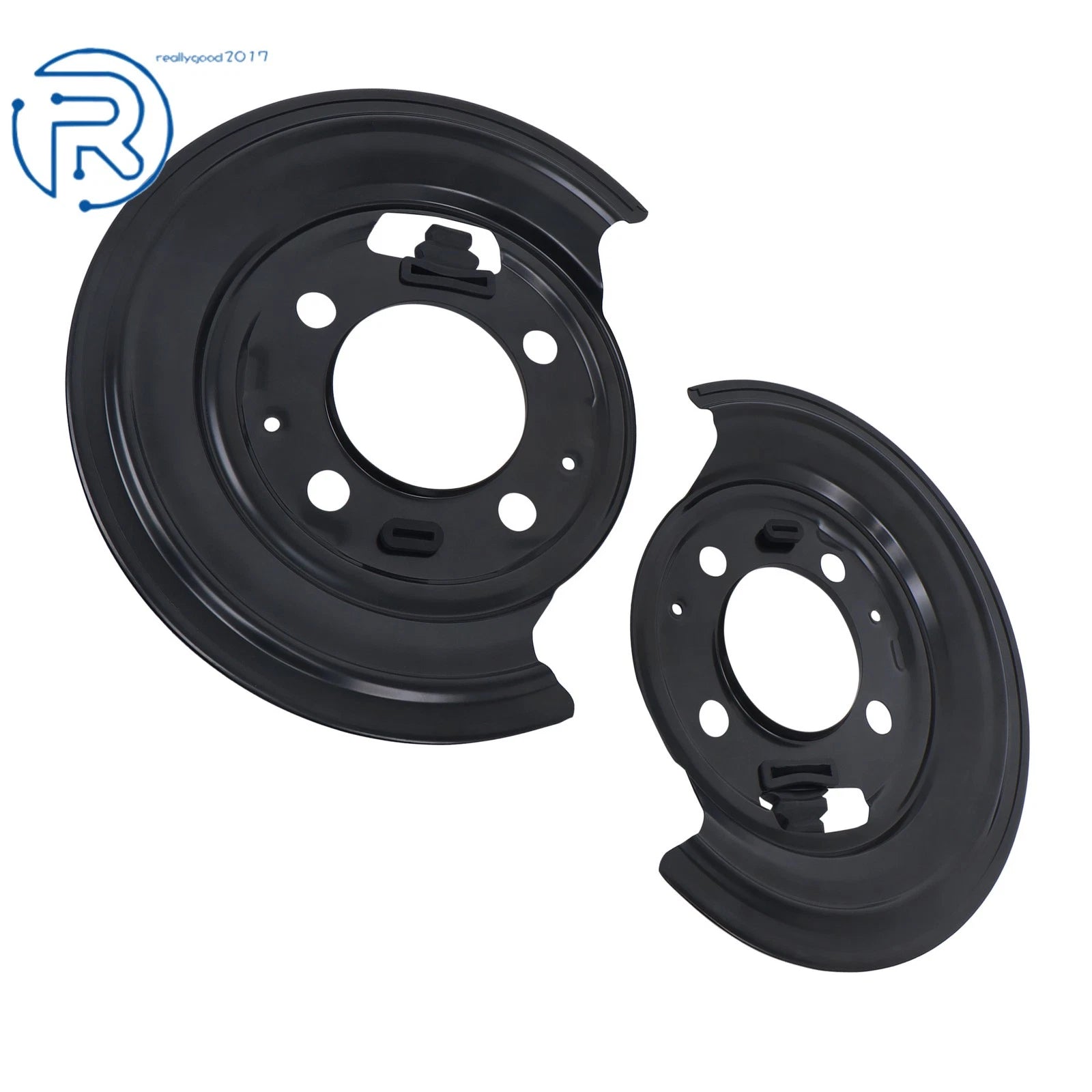Set of 2 Brake Backing Plates for Ram Truck 3500 2500