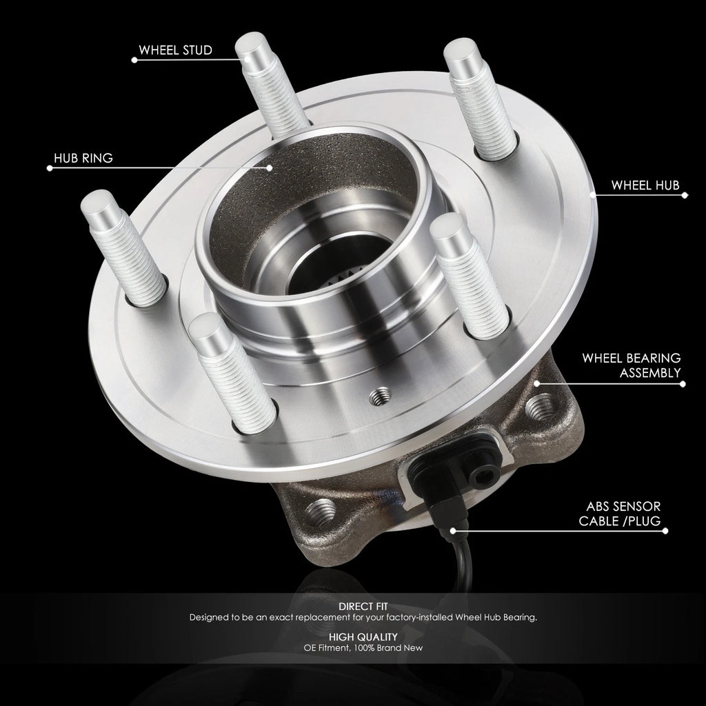 Rear Wheel Bearing & Hub Assembly w/ABS for Chevrolet Captiva Equinox Torrent Vue XL-7 (2007–2015)