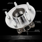Rear Wheel Bearing & Hub Assembly w/ABS for Chevrolet Captiva Equinox Torrent Vue XL-7 (2007–2015)