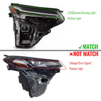 Set of 2 LED Headlights w/ DRL for Chevy Trax LT 2RS Activ (2024–2026)
