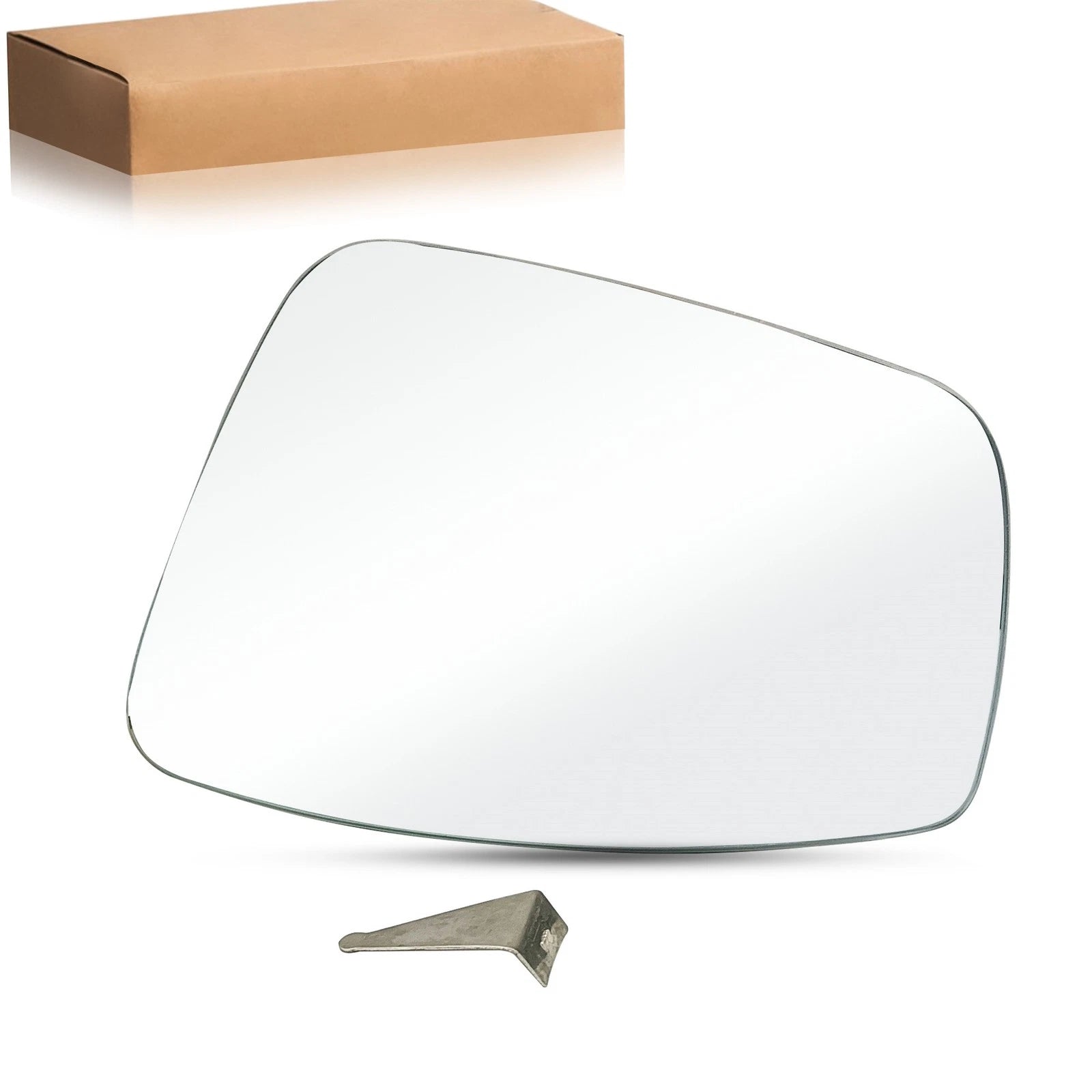 Heated Left Side Mirror Glass with Backing Plate for VW Beetle (2012–2019)