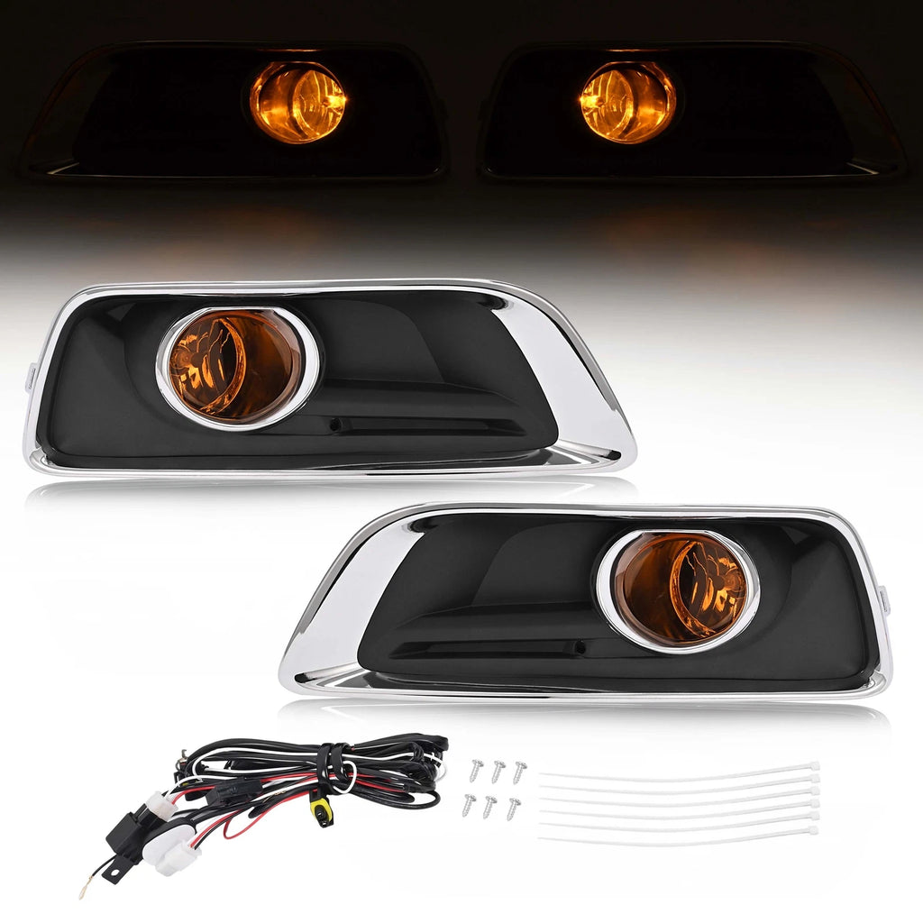 Fog Lights for Chevy Malibu (2013–2015) w/Switch + Bulbs Pair