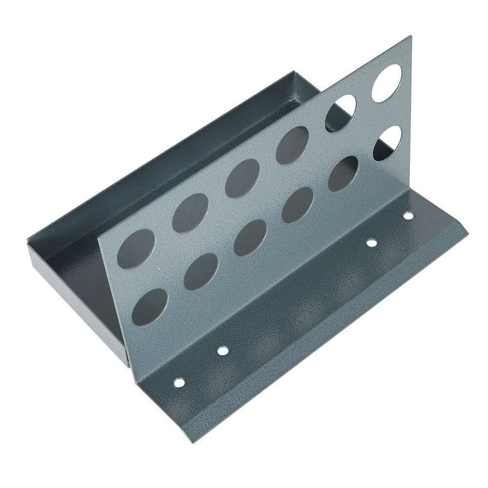 12-Hole R8 Collets Rack for Heavy Gauge Steel (Fits Various Models)