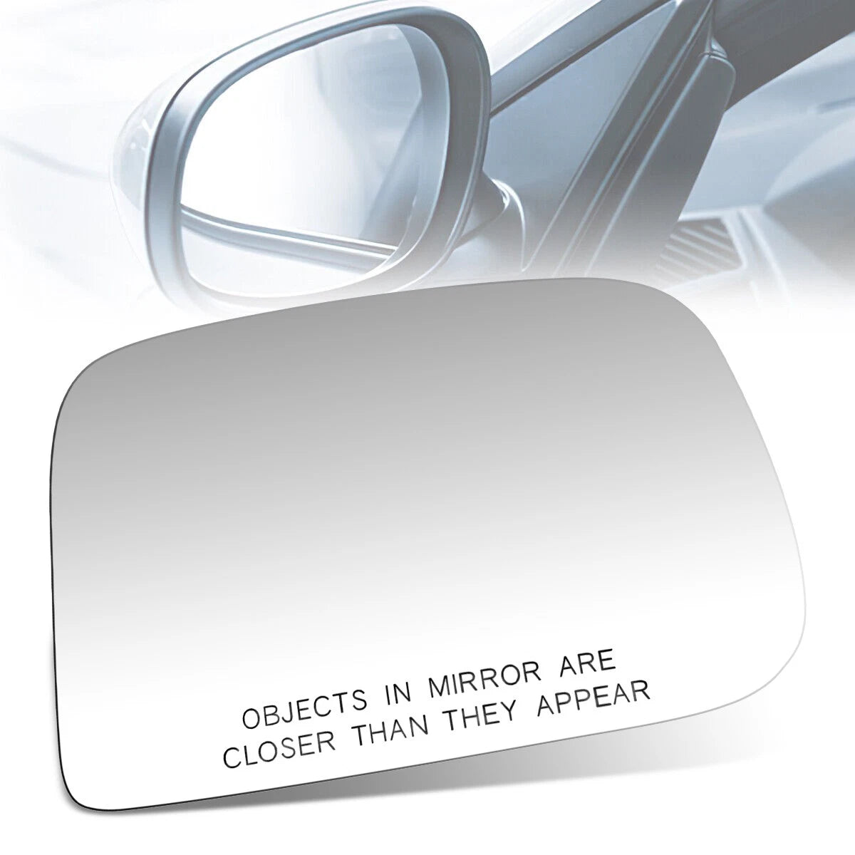 Passenger Side View Door Mirror Glass Convex for Toyota Pickup (1989–1995)