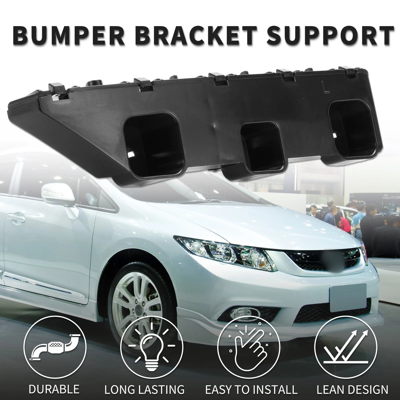 1pc Left Front Bumper Retainer Bracket No. 622273KA1A for Nissan Pathfinder (2013–2019)