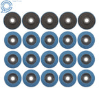 20 Pcs Zirconium Flap Wheels for Angle Grinder 5 Inch 40 Grit Type 29