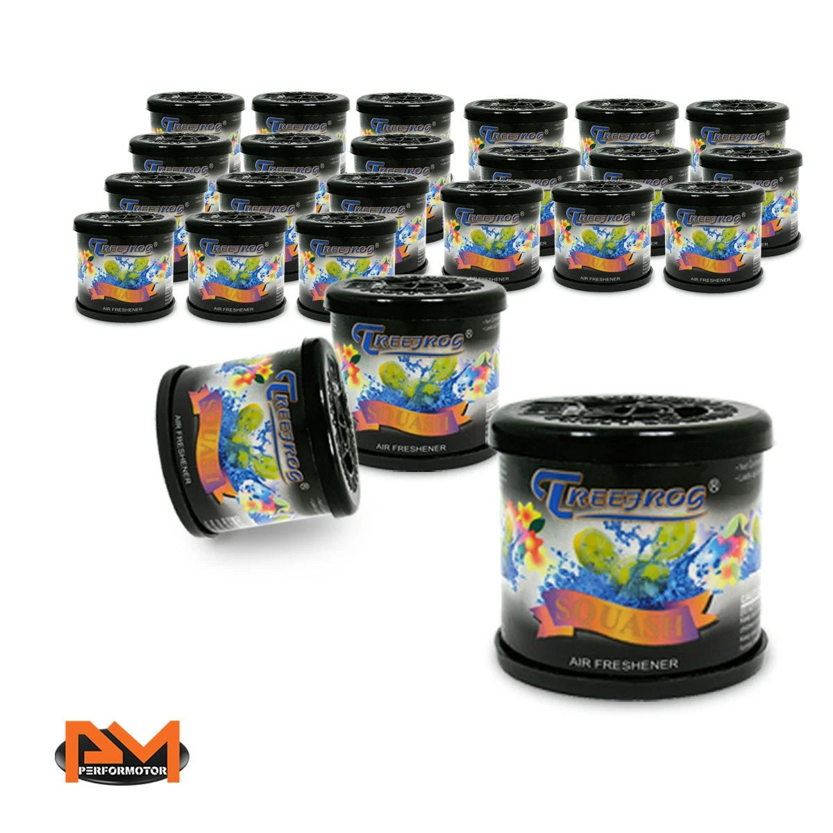Air Freshener for Car/Office - X24 Tree Frog Squash Scent 80g