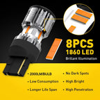 2X Canbus LED Turn Signal Light for   Amber