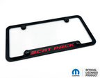 Premium Black License Plate Frame for Dodge Scat Pack Rear (2015–2023)