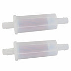 2X In Line Fuel Filter for Yamaha 4-stroke 9.9HP 13.5HP 15HP 20HP 40HP (1990–2023) 65W-24251-00