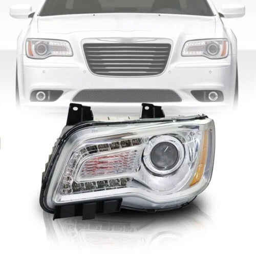 Headlight Assembly for Chrysler 300 (2011–2014) Left Driver Side Halogen