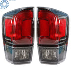 Set of 2 Tail Light Assemblies for Toyota Tacoma (2016–2020) Black Smoke