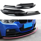 Front Bumper Cover Lip Skirt Wing for BMW F30 3 Series M Style (2012–2018) Black