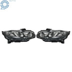Set of 2 Projector Headlights for Honda Civic (2016–2020) Clear Lens
