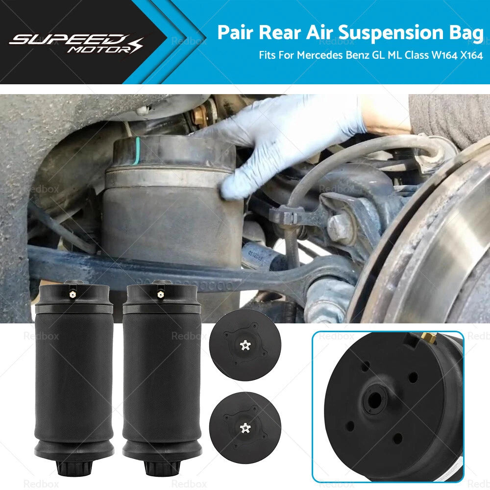 Pair Air Suspension Bags for Mercedes W164 GL Class (2007–2012)